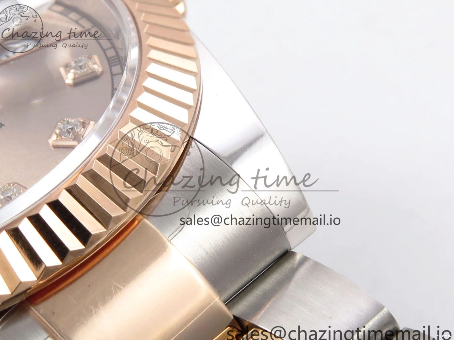 1:1 126331 Bracelet RG 904L DateJust Oyster SH3235（Gain on SS RG 41 Best Edition Steel Weight） Diamonds Dial ARF 0414
